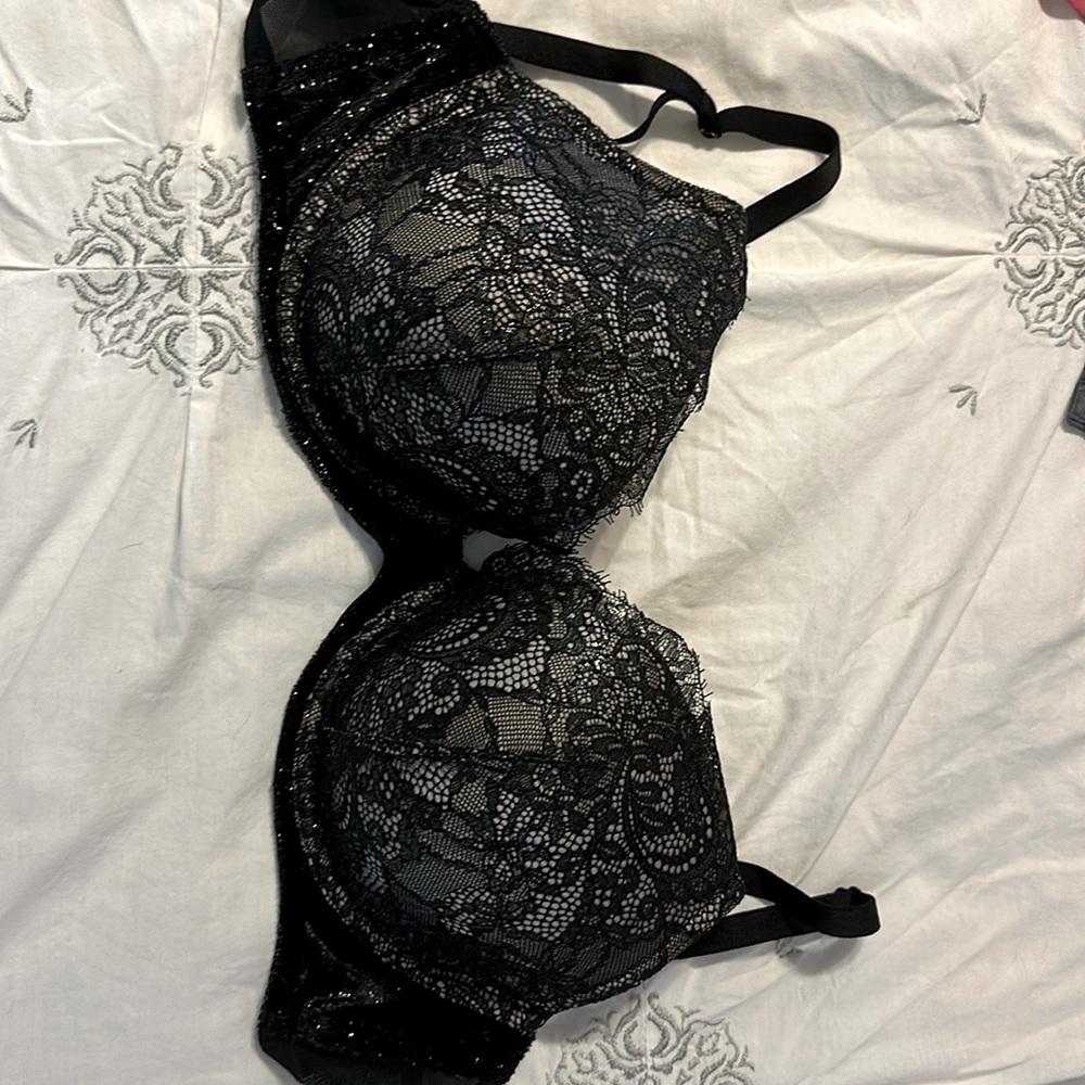 Brand new black lace bra, Victoria Secret